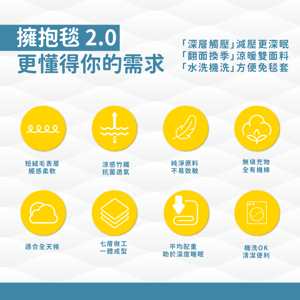 擁抱毯(Curves專屬) - 顧眠Gütnap