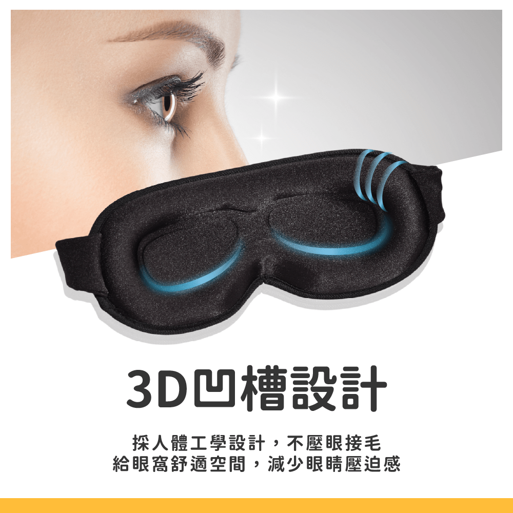 重力3D深眠眼罩 - 顧眠Gütnap